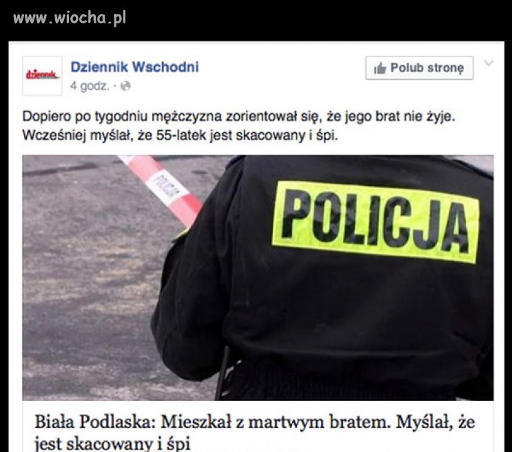 Dobrze, że w ogóle się zorientował