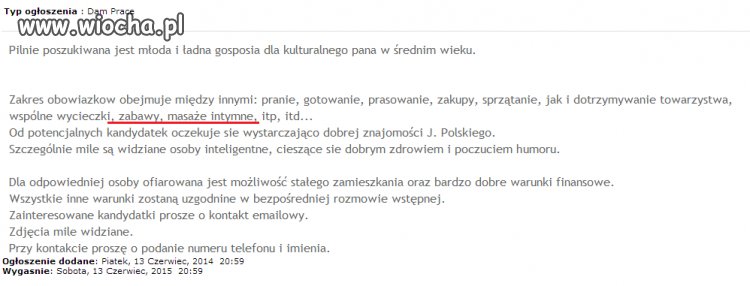 Kulturalny pan poszukuje...