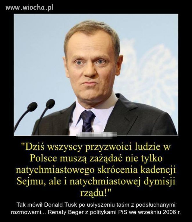 Od ryżego wali hipokryzją na kilometr