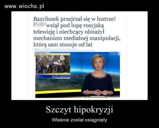 Hipokryzja w wykonaniu TVN