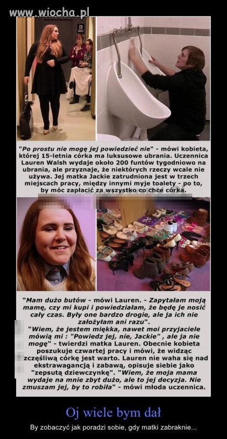 Takiej nawet ciuchy i makijaż