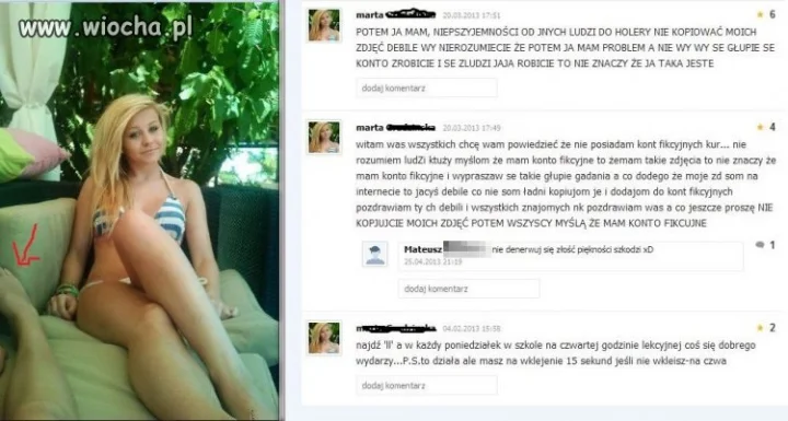 Poprawna ortografia ślicznej blondynki