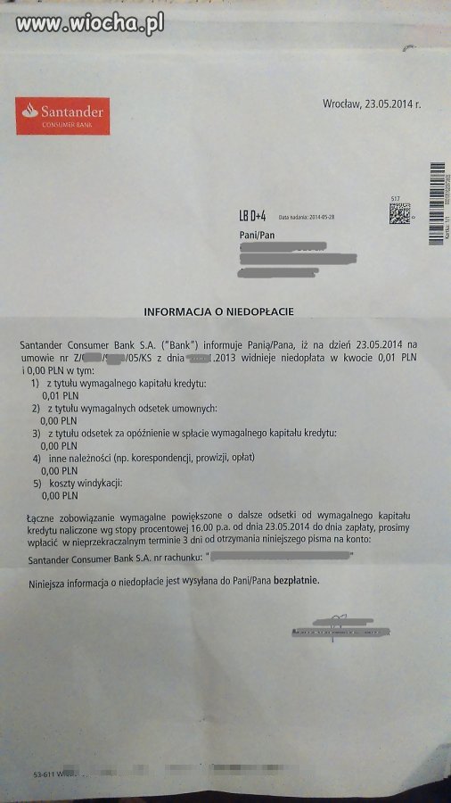 Bank zawsze upomni się o swoje