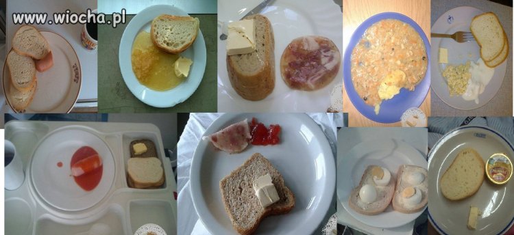 Porcje w polskich szpitalach. 