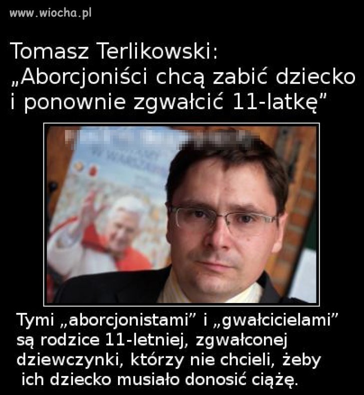 Dlaczego Terlikowski nie siedzi w zakładzie bez klamek?