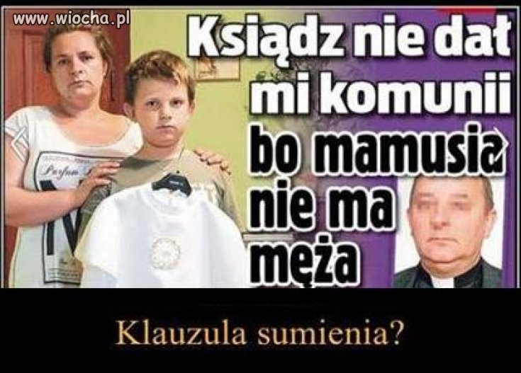 Jak to biedne dziecko teraz cierpi... 
