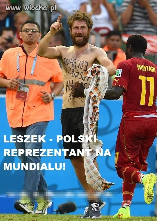 Polski reprezentant na mundialu w Brazyli