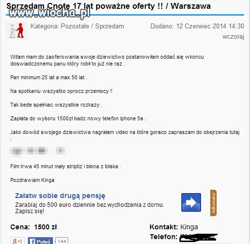 Czego dziewczyny nie zrobią za pieniądze 