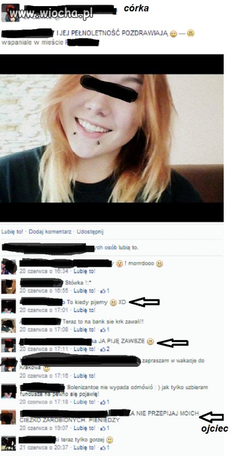 Komentarz ojca