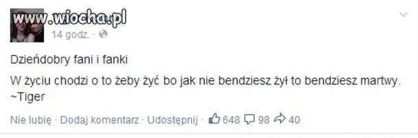 Dzień dobry fani i fanki
