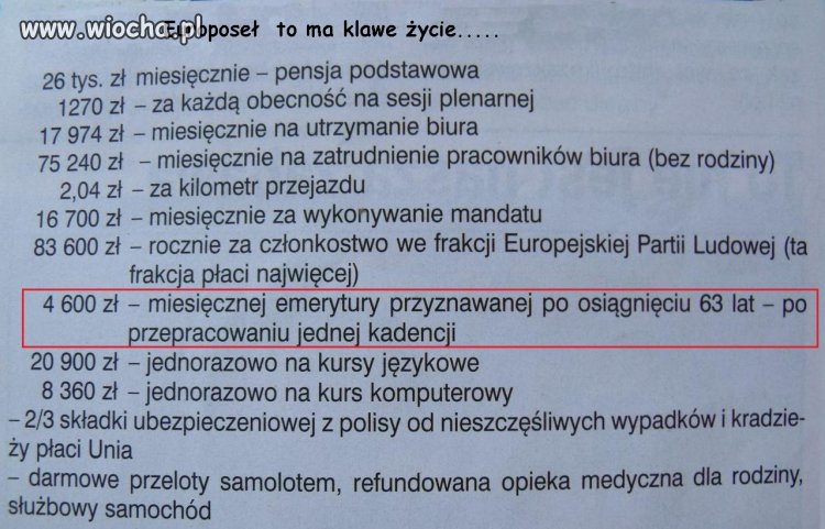 Panie premierze-jak tu żyć...