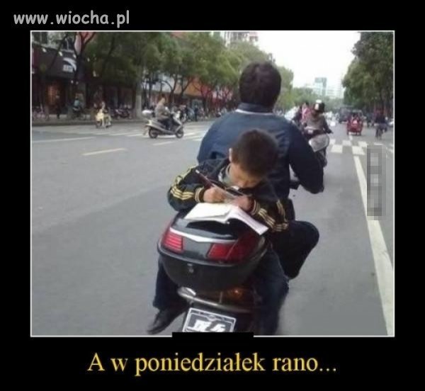 W poniedziałek rano