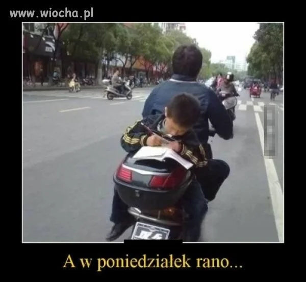 W poniedziałek rano