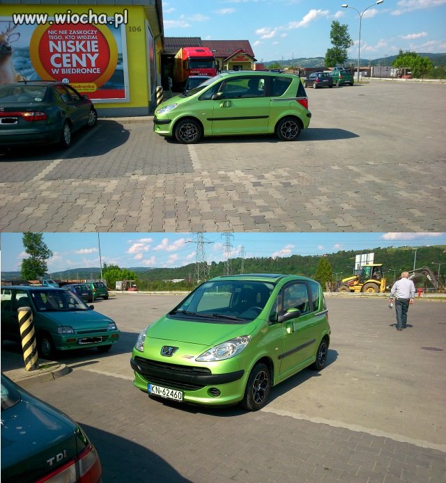 Parkowanie biedronka Nowy Sącz