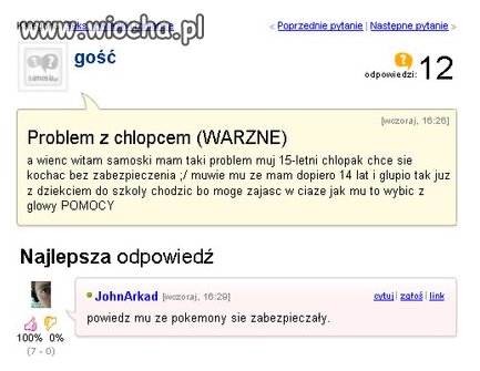 Problem z chłopakiem 14 letniej dziewczyny