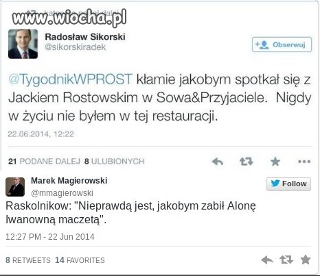 I odezwał się Radosław