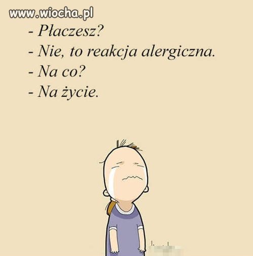 Płacz...