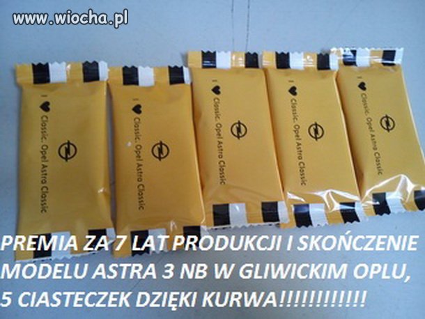 Nagroda w Gliwickim Oplu