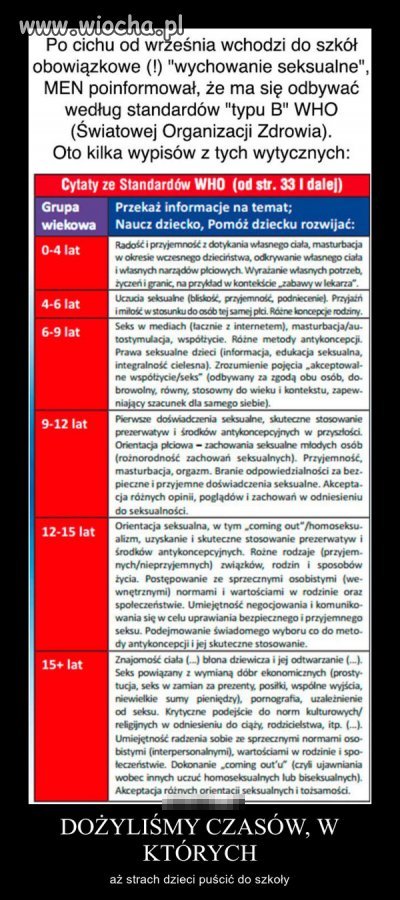 Jak socjalizm zniszczy też dzieciństwo...