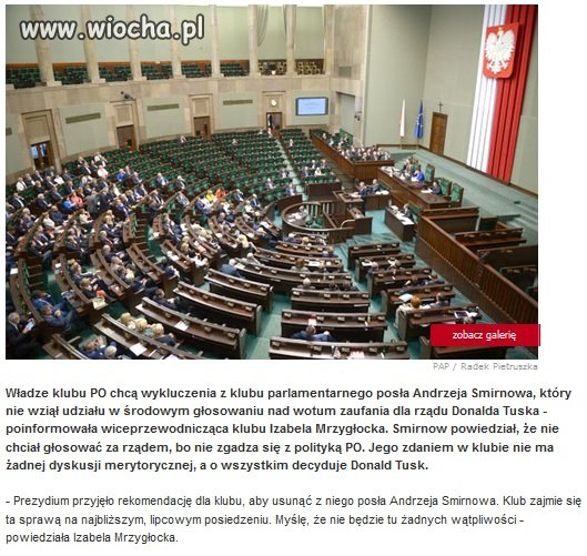 Po co prosić o wotum zaufania??