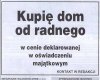 Kupię dom od radnego...