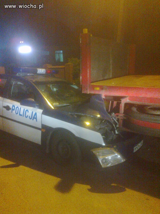 A tak jeździ policja w Radzyniu Podlaskim 