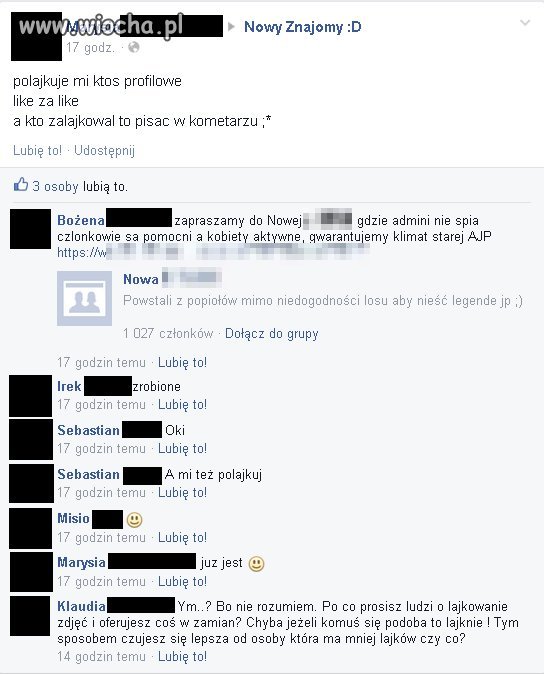 Żal mi niektórych ludzi ...