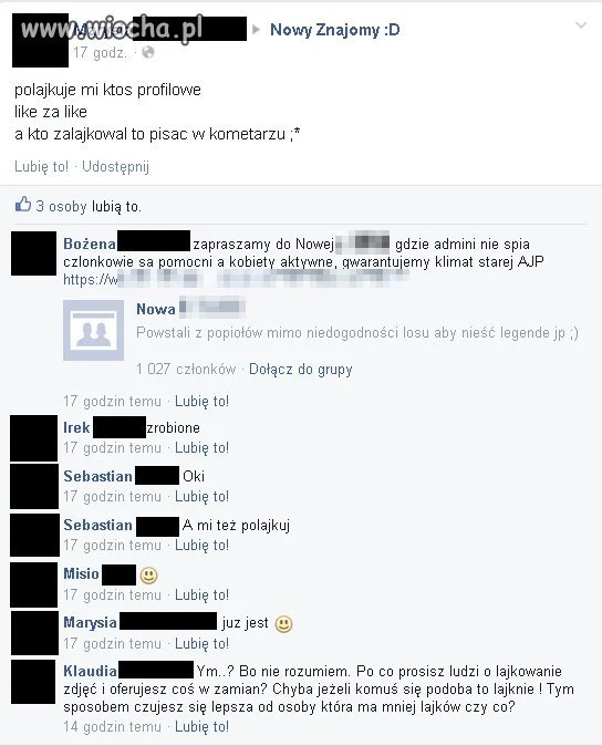 Żal mi niektórych ludzi ...
