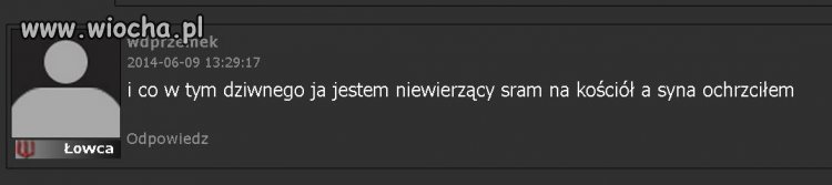 Takich mamy Ateistów... 