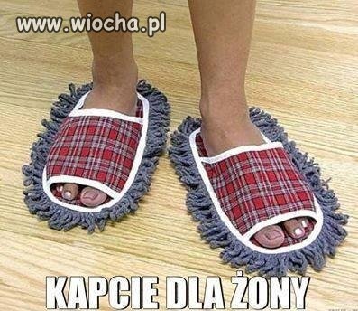 Kapcie dla żony