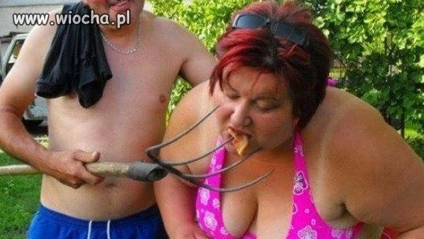Pani trochę zgłodniała..