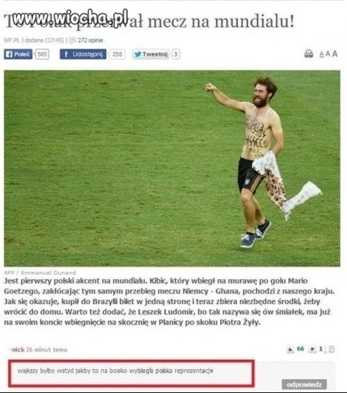 I Tak nasza reprezentacja...
