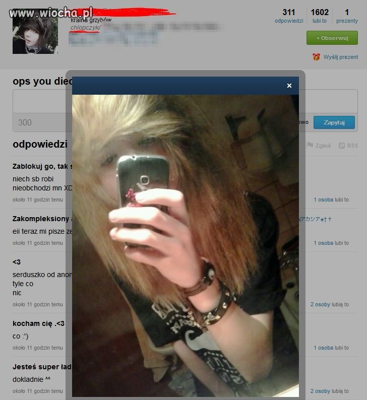 Jestem sobie chłopczykiem