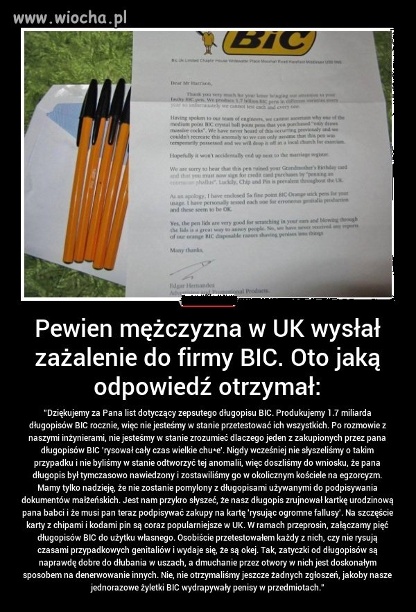 Ciekawa odpowiedź 