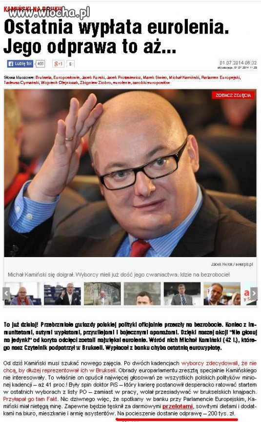 Obawiam się że kolesie mu z głodu nie pozwolą  zdychać 