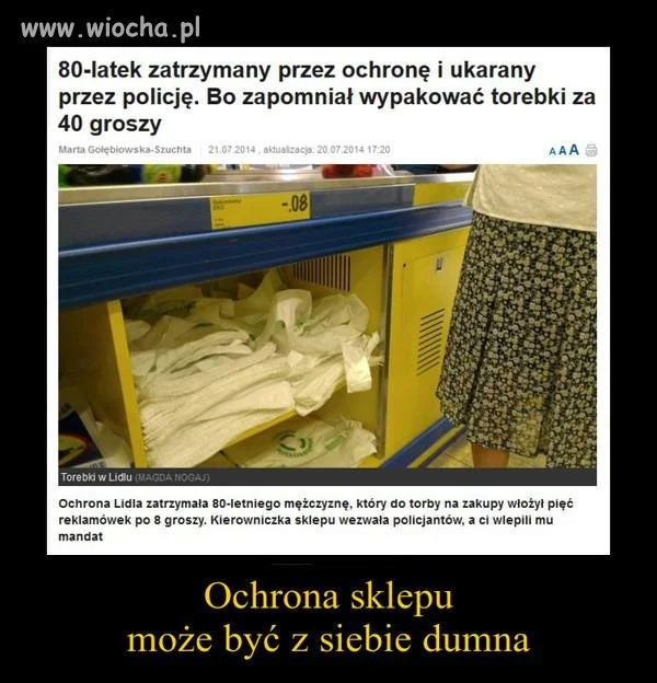 Wystarczyło poinformować starszego jegomościa 