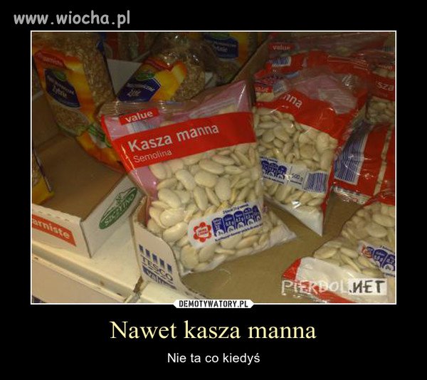 Kasza manna na sterydach 