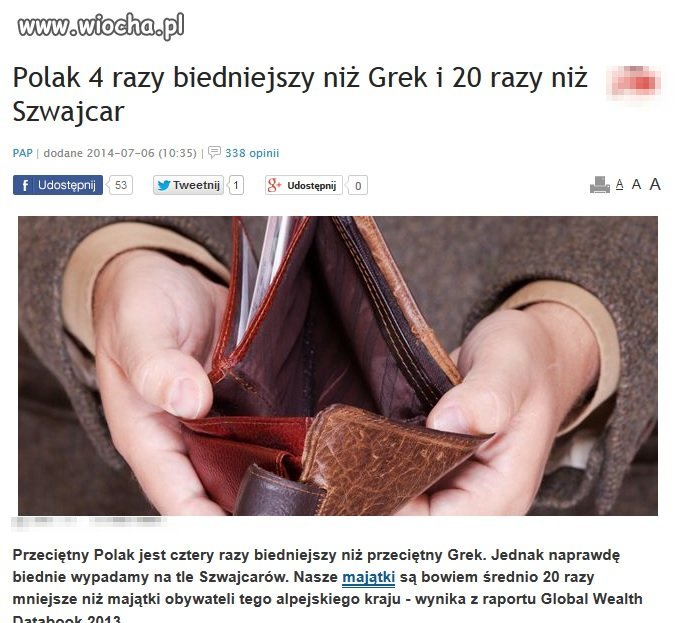 Nieważne, że jesteśmy biedniejsi od mieszkańca...