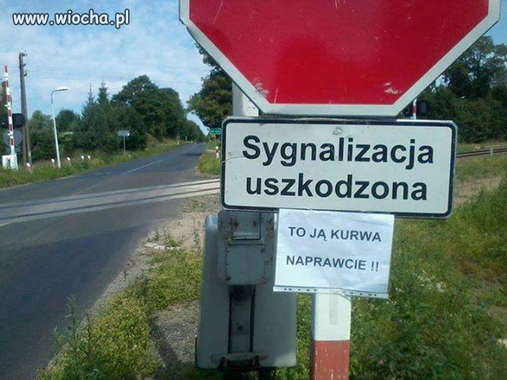  Sygnalizacja uszkodzona  