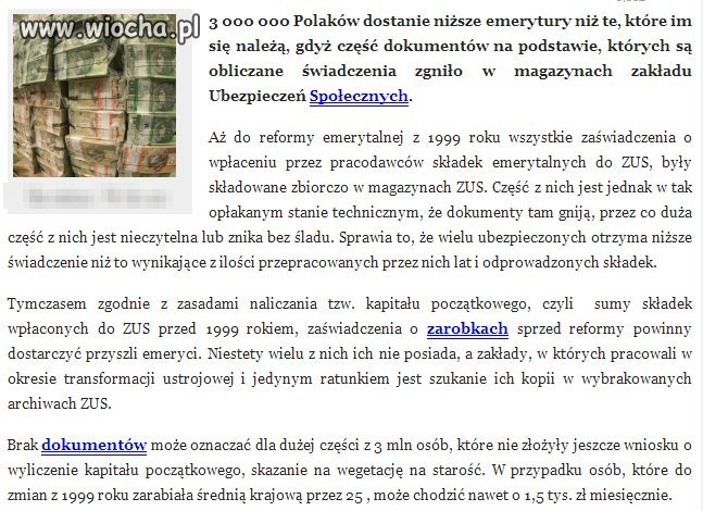 Absurd absurdów ZUS-u.