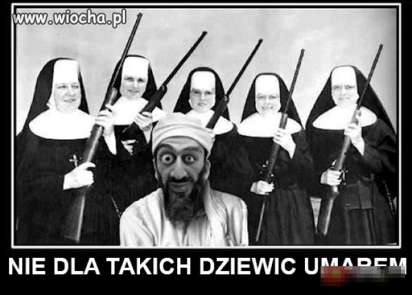Osama i jego mina bezcenna