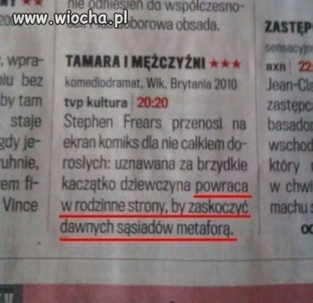 Komedio-dramatyczny spoiler 