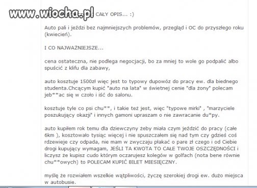 Niemiec płakał jak sprzedawał