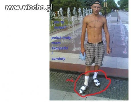 Skarpety i sandały 