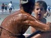 Piękne słoneczko. Wakacje, plażing, leżing itp.