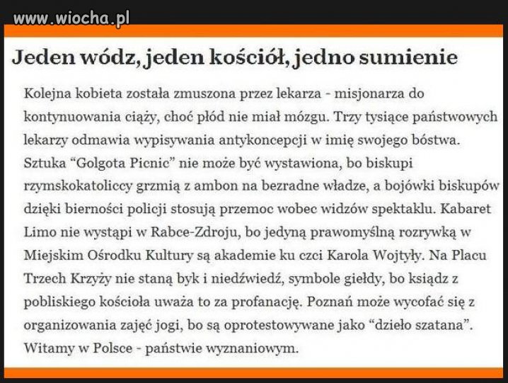 Taki mamy klimat...