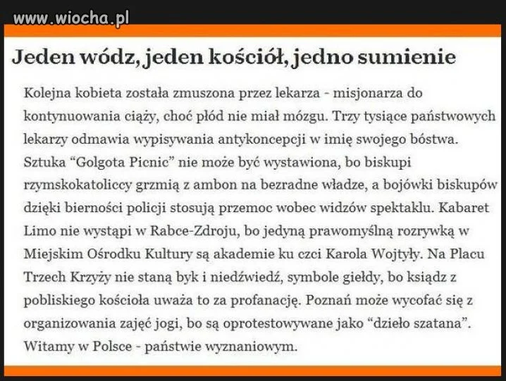 Taki mamy klimat...