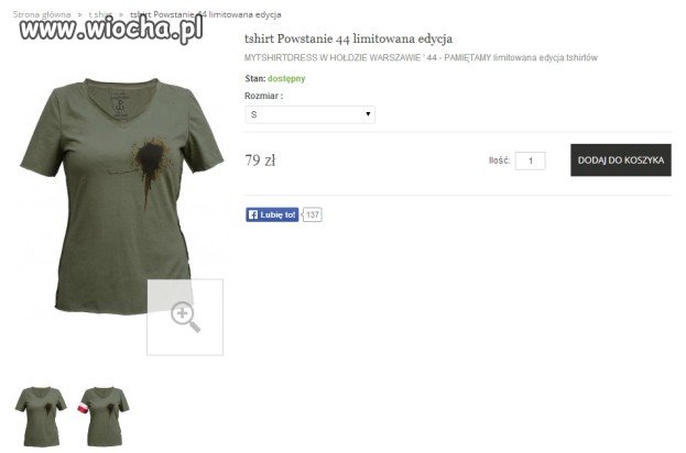 Sprzedają powstańcze t-shirty 
