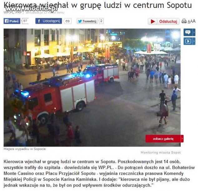 Kolejny niebezpieczny idiota za kierownicą
