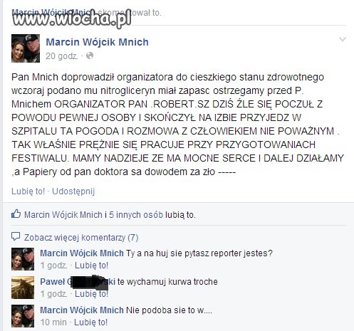 Mnichowi juą się chyba do końca poprzestawiało